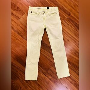 AG The Stilt cigarette jean in neon size 25R